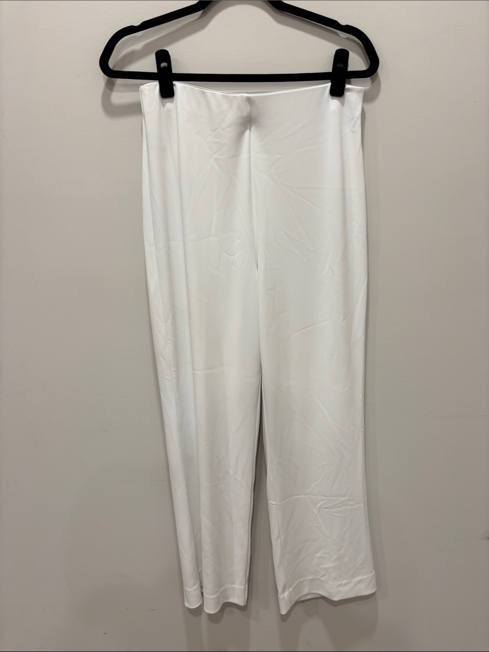 Boston Proper White Trousers Pants S/M Stretch Career Workwear Classic